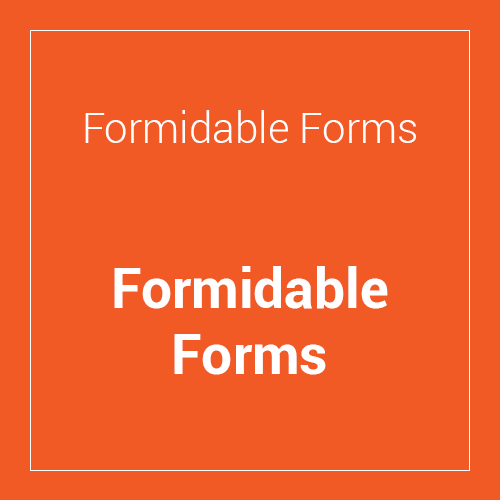 Download Formidable Forms Pro WordPress Form Builder 4.03.07