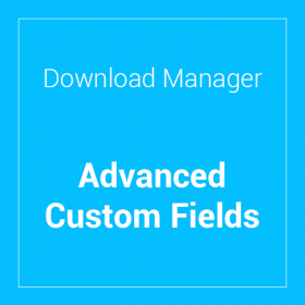 WP Download Manager Advanced Custom Fields 1.9.4
