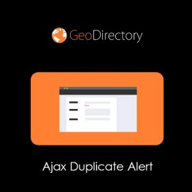 GeoDirectory Ajax Duplicate Alert 2.3.4