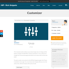 WP Rich Snippets Customizer 1.5.0