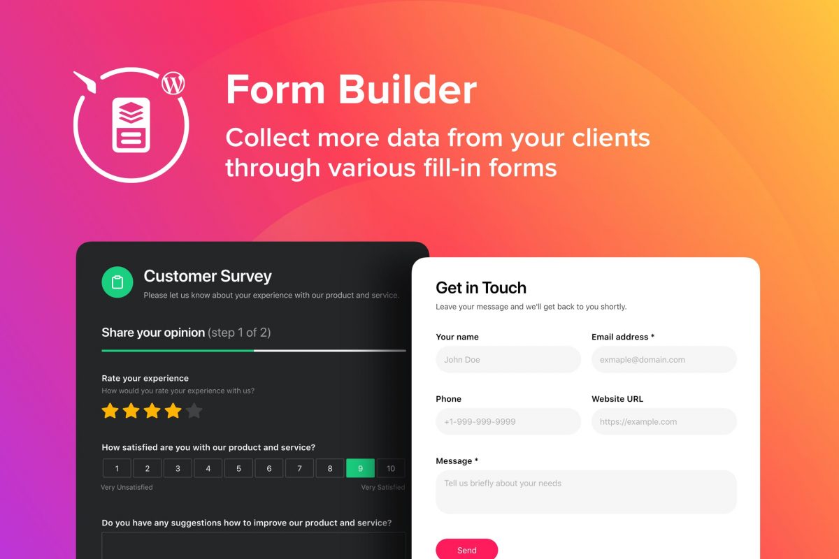 Download Elfsight Form Builder 1.5.1 - GetMyThemes