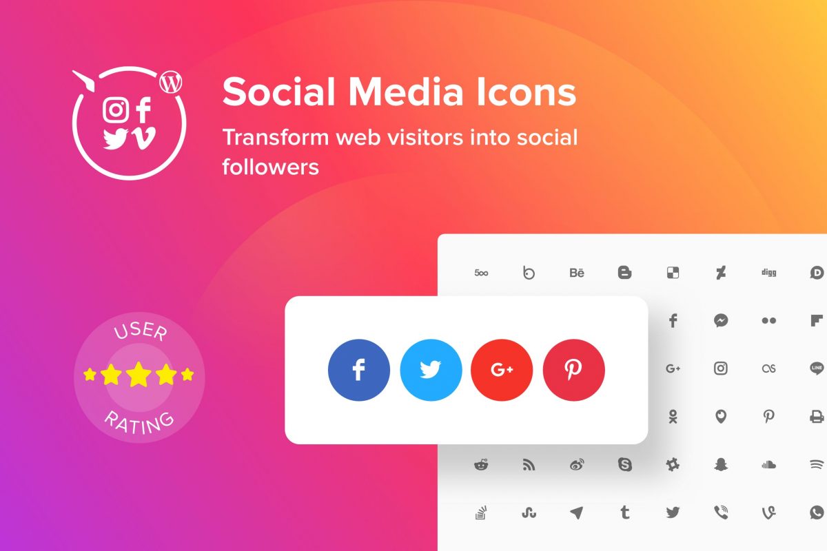 Download Elfsight Social Icons 1.7.1 - GetMyThemes