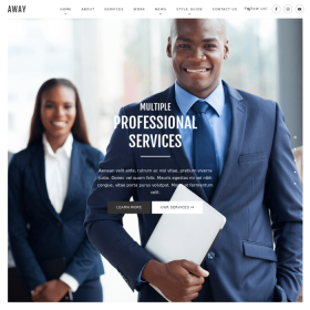 ZigZagPress Away Genesis Child WordPress Theme 1.0